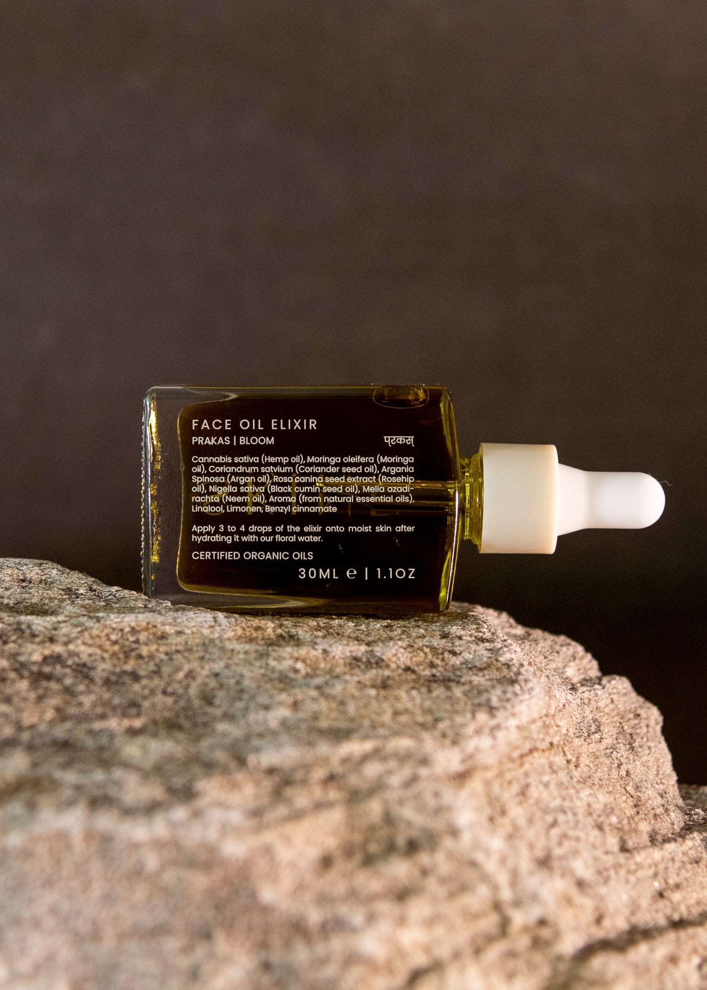 ORGANIC FACE OIL ELIXIR PRAKAS BLOOM FOR KAPHA