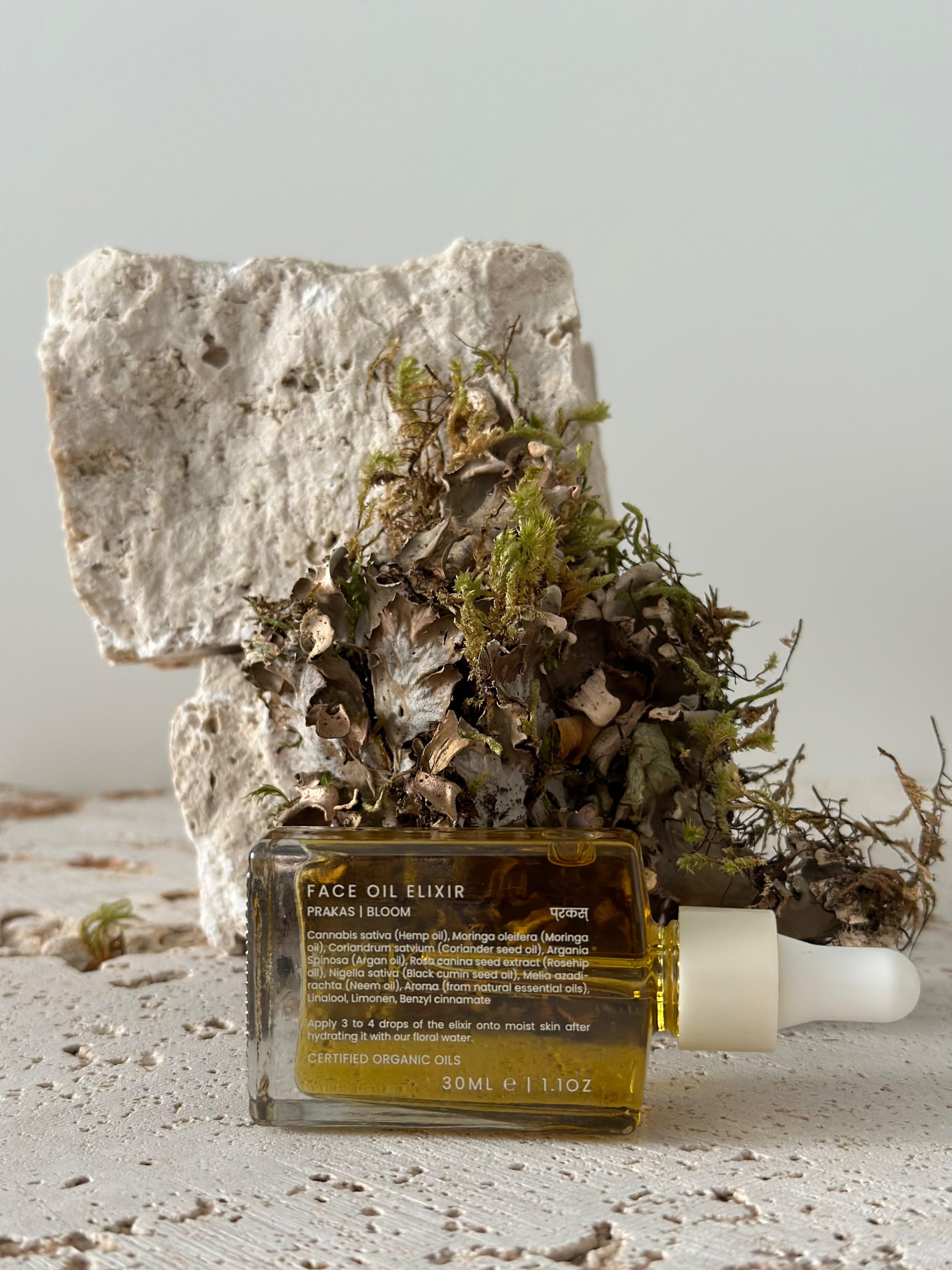 ORGANIC FACE OIL ELIXIR PRAKAS BLOOM FOR KAPHA