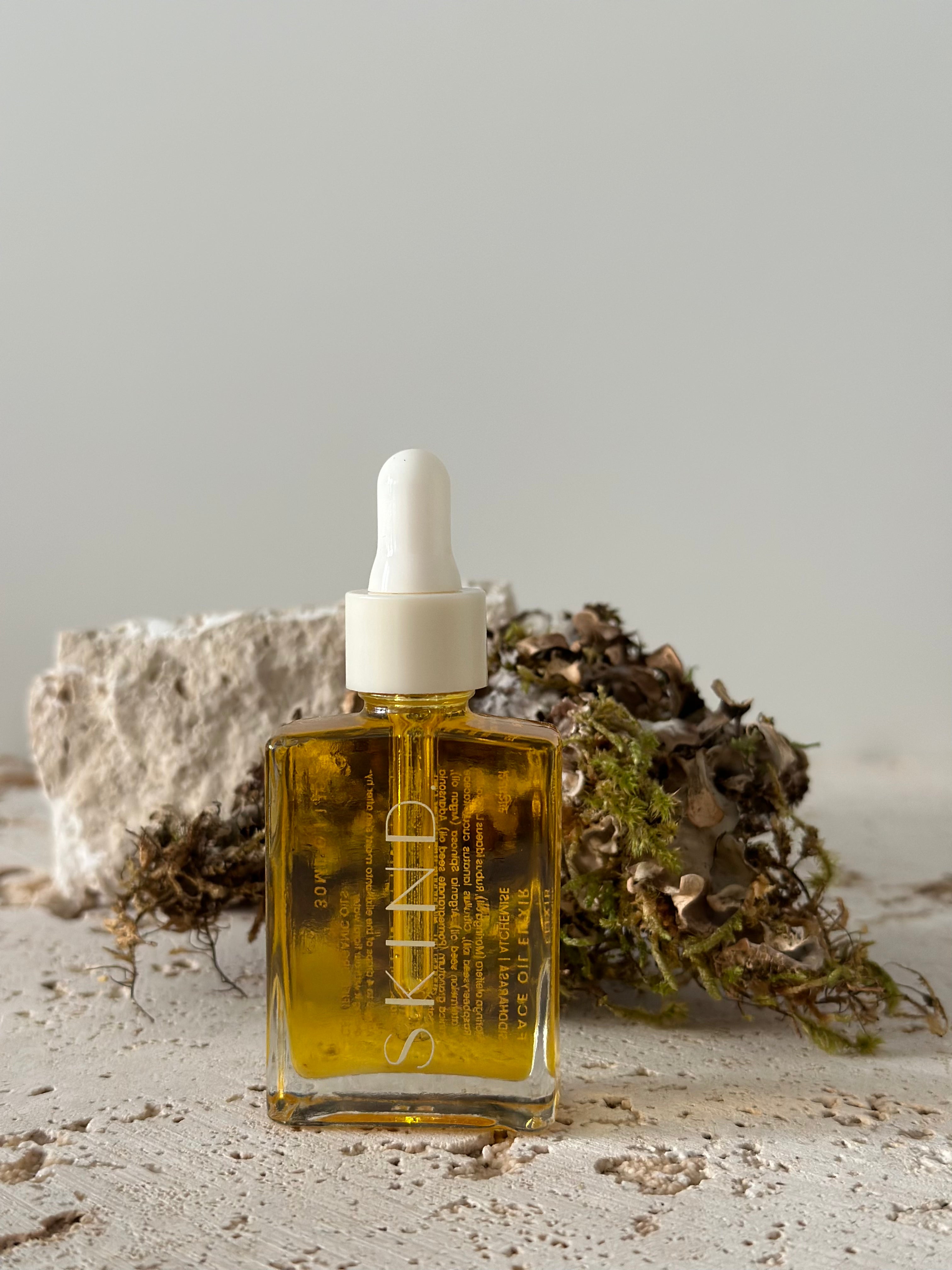 ORGANIC FACE OIL ELIXIR SAMROPANA HEAL FOR OILY & SENSITIVE SKIN